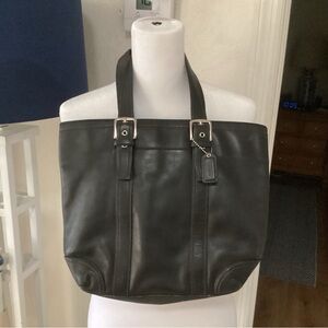 Vintage Coach Hampton Black Purse F10194